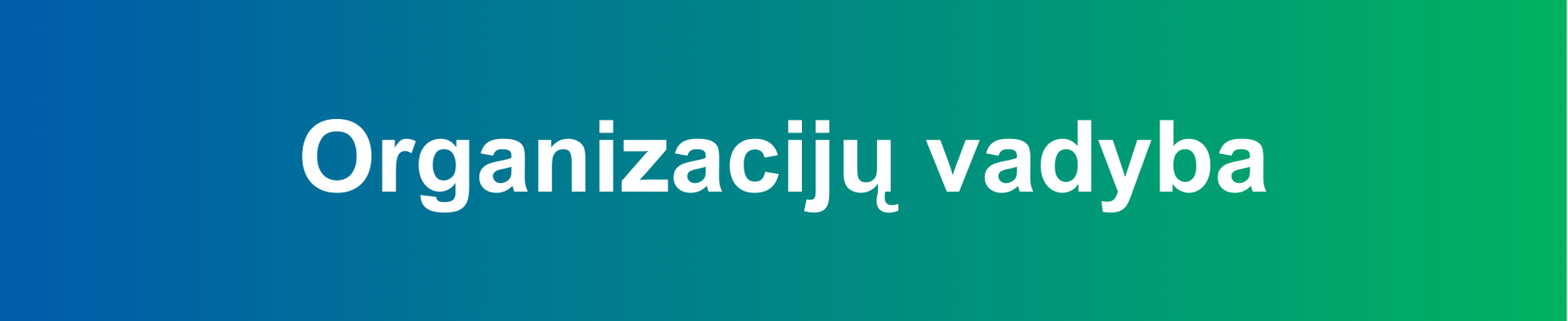 Organizacijų vadyba apklausos